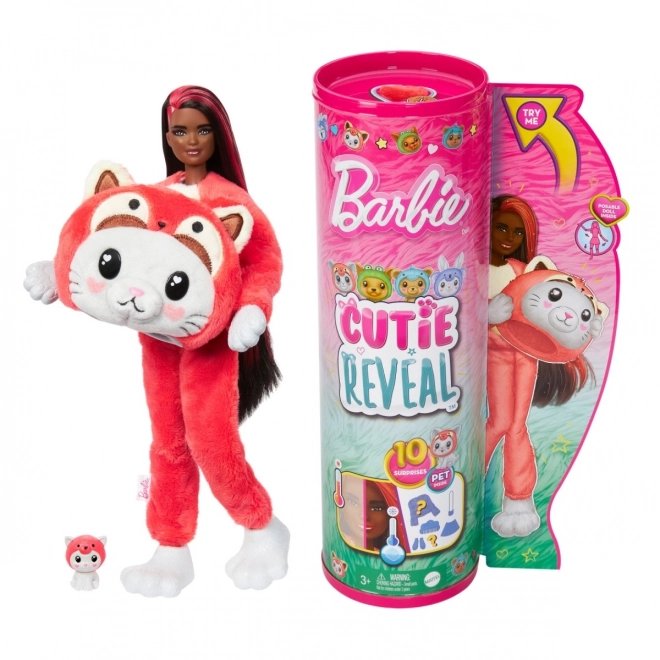 Barbie Cutie Reveal - Kocúr-Panda Červený