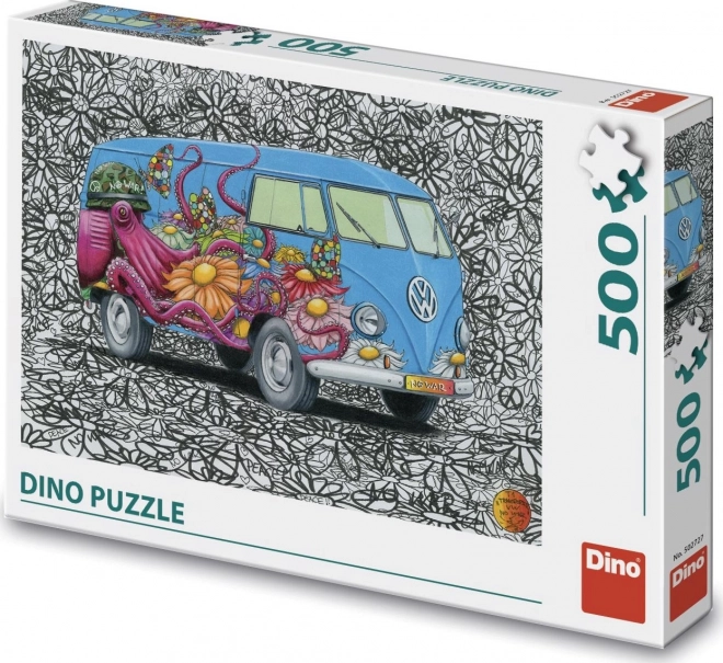 Hippies VW puzzle 500 dielikov