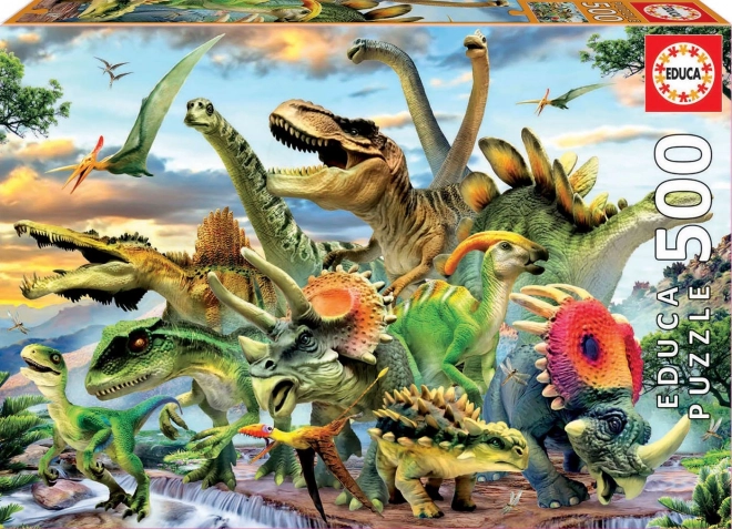 Educa Puzzle Dinosaurov 500 dielikov