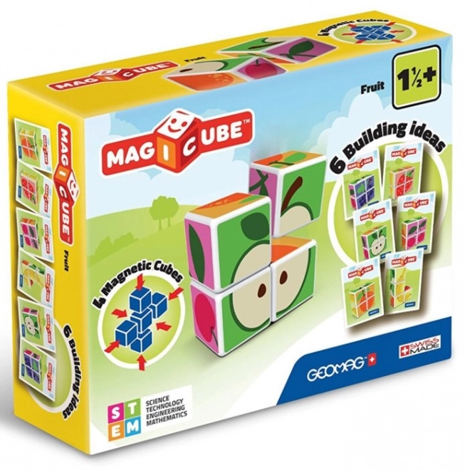 Geomag Magnetické Kocky Magicube Ovocie