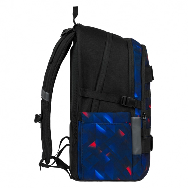 BAAGL set ruksak, peračník a športová taška Skate Indigo