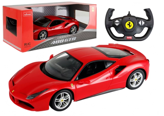 Rastar Ferrari 488 GTB na diaľkové ovládanie červené