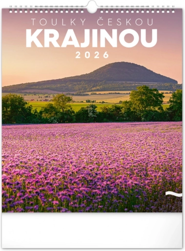 Nástenný kalendár Prechádzky českou krajinou 2026
