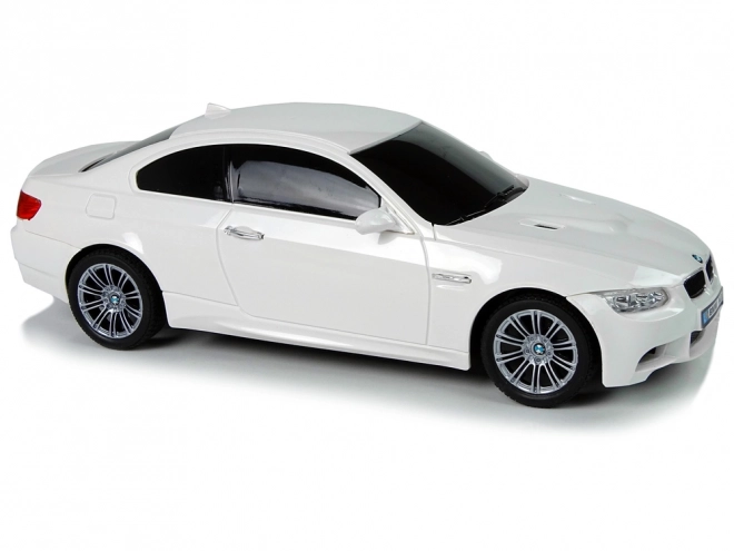Zábavná zátvorka auto na diaľkové ovládanie biele BMW M3