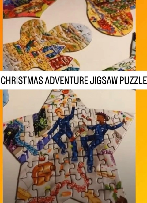 Adventný kalendár puzzle Vianočné dobrodružstvo