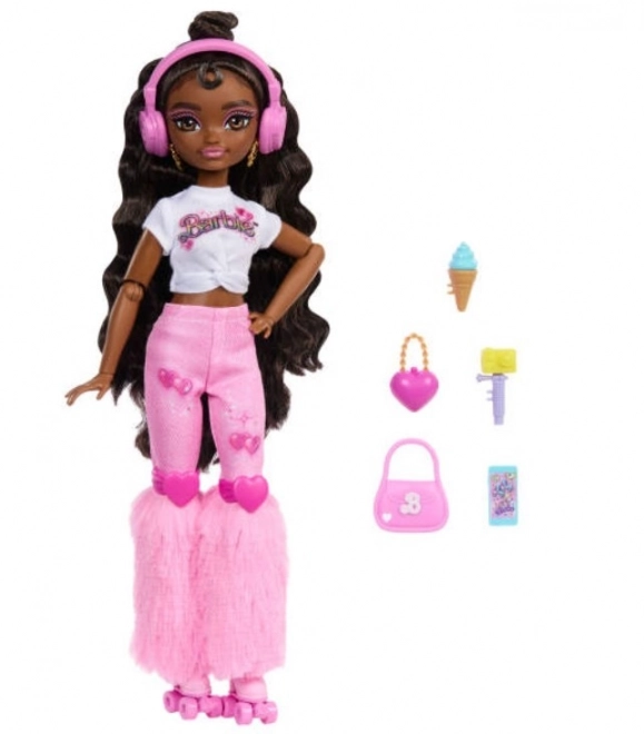 Bábika Barbie Dream Besties Brooklyn na kolieskových korčuliach