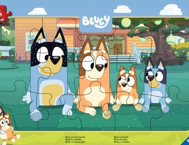 Puzzle Bluey 15 dielikov