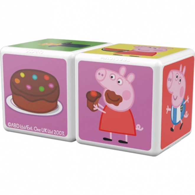 Magnetické kocky Magicube Peppa Pig - Objavuj a spájaj