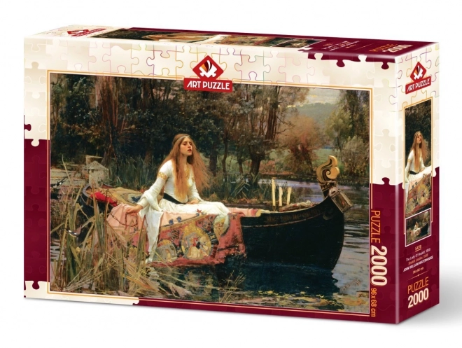 Puzzle Muzejná séria: Dáma z Shalott 1888 2000 dielikov