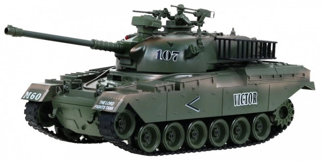 Zelený tank M-60 1:18