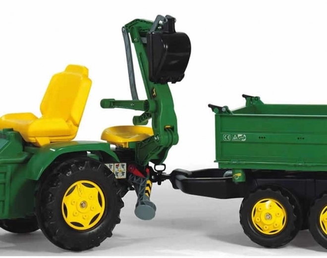RollyBackhoe John Deere - Detská koparka s príslušenstvom