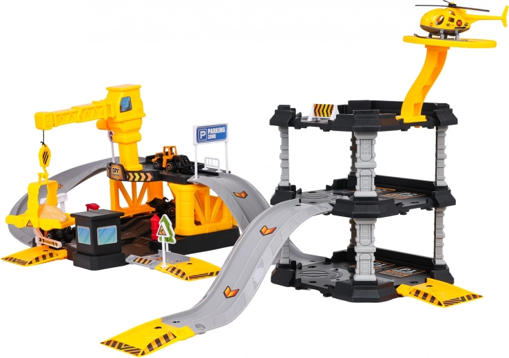 Heliport a stavebné vozidlá