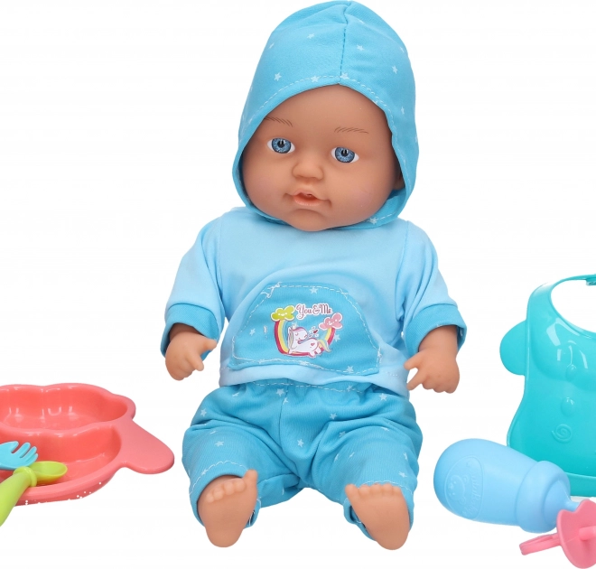 Bábika s mäkkým telom a zvukovými efektmi 30 cm