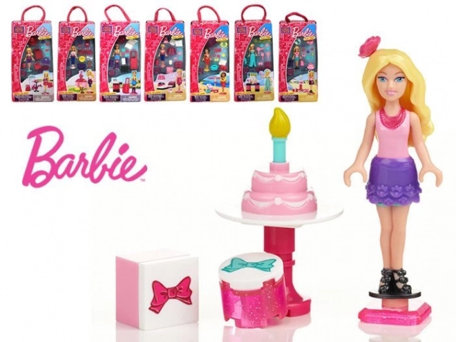 Mega Bloks Barbie Bábika Pasujúca do Kociek