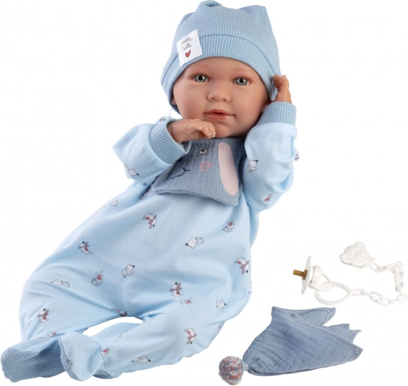 Oblečenie pre bábiku bábätko New Born veľkosť 40–42 cm s doplnkami