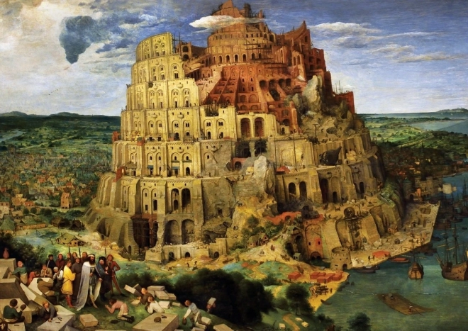 Puzzle múzejná séria: Babylonská veža 2000 dielikov