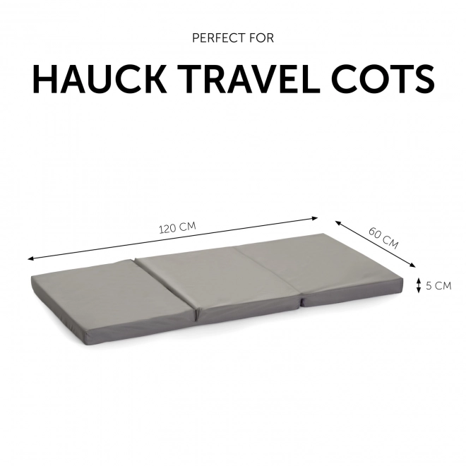 Skladacia matrac 120*60 cm sivá