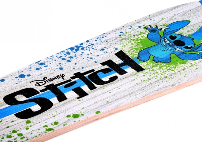 Drevený skateboard Disney Stitch pre deti do 50 kg