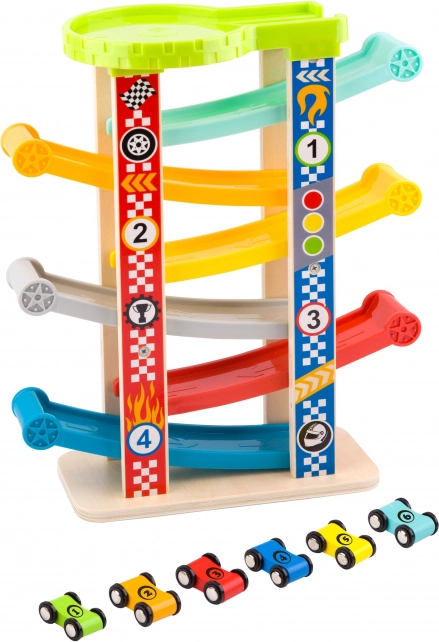 Tooky Toy Farebná šmýkačka pre autá