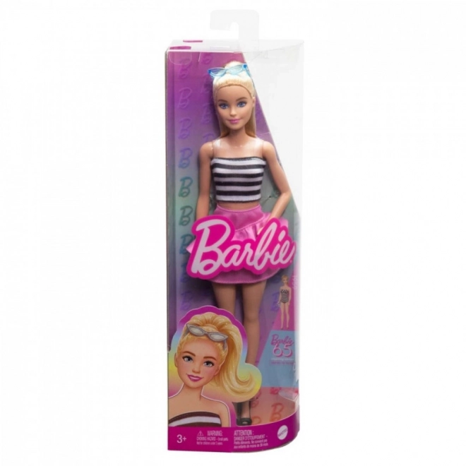 Barbie Fashionistas v bielo-čiernych pásikoch