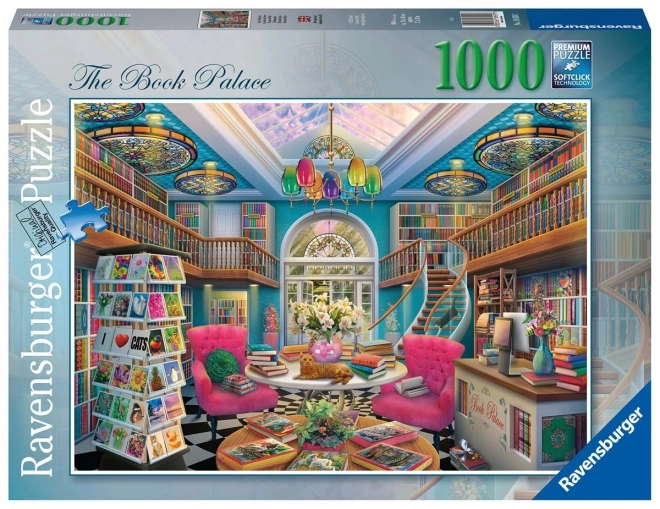 Ravensburger - Puzzle 1000 dielikov: Knižný palác