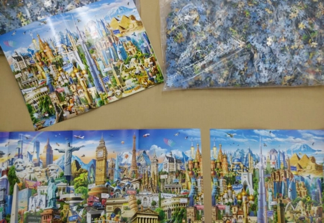 Puzzle Kolem sveta 42000 dielikov