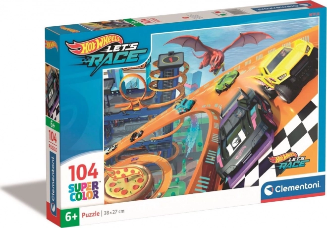 Puzzle Hot Wheels 104 dielikov