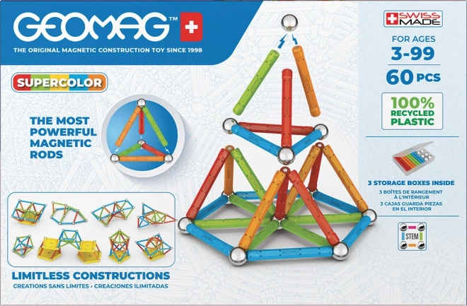 Geomag Supercolor 60 dielikov