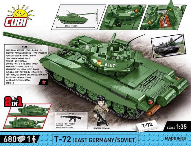 Ozbrojené Sily T-72 (DDR/SOVIET), 1:35