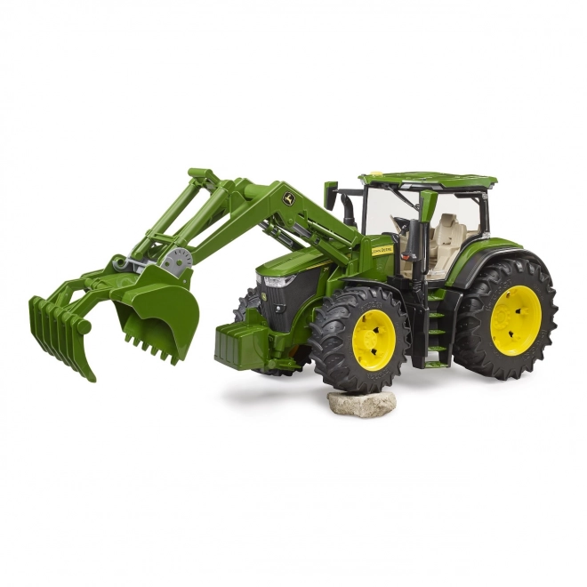 Bruder traktor John Deere s čelným nakladačom