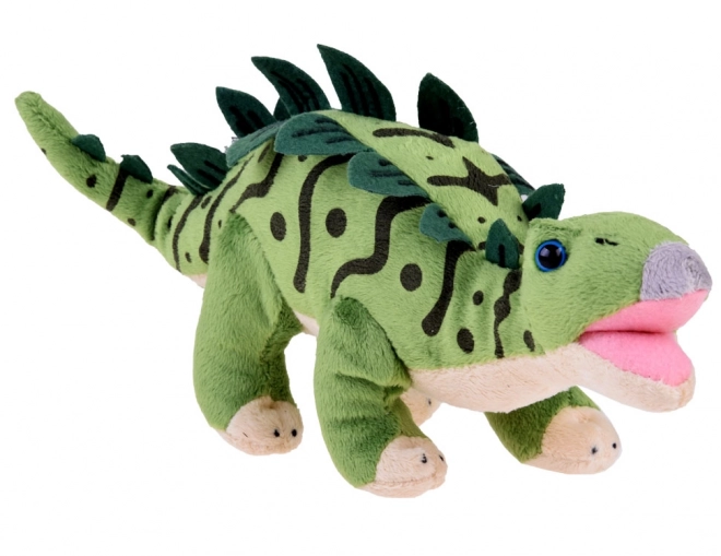 Plyšový dinosaurus stegosaurus zelený 30 cm