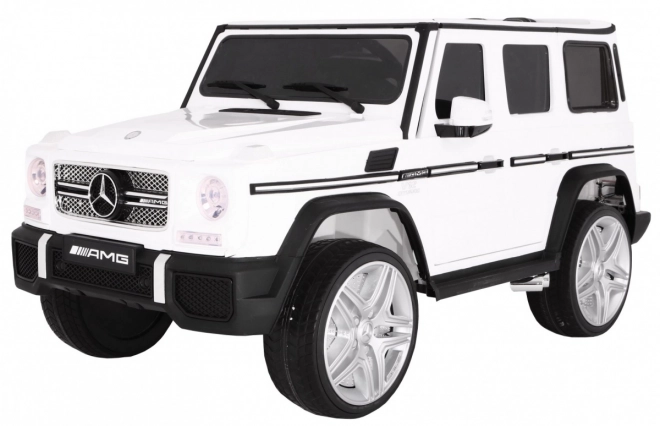 Auto na akumulátor Mercedes AMG G65 pre deti biele lakované