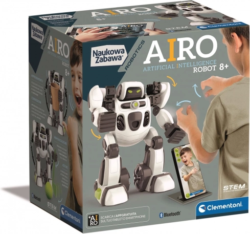 robot airo – interaktívna vzdelávacia stavebnica s umelou inteligenciou od clementoni