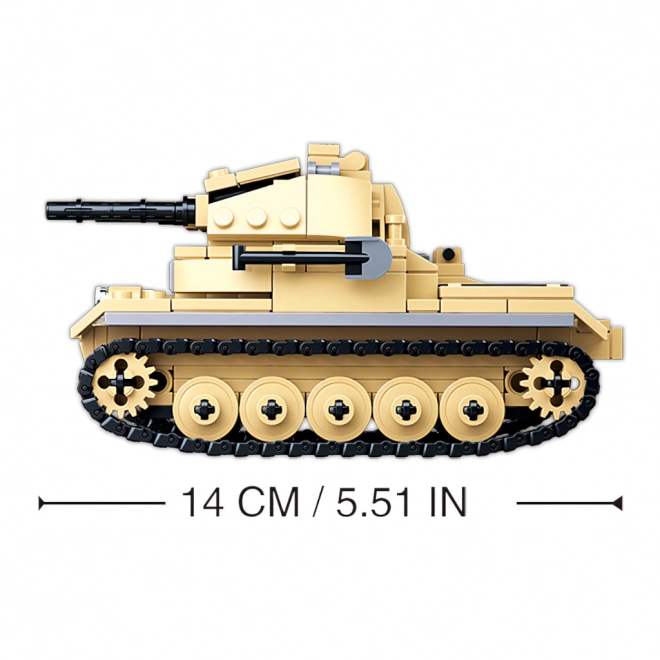 Sluban WWII Nemecký tank Panzer II