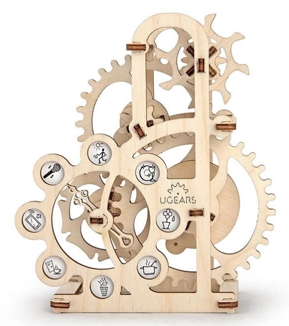 Ugears 3D drevené mechanické puzzle Dynamometer