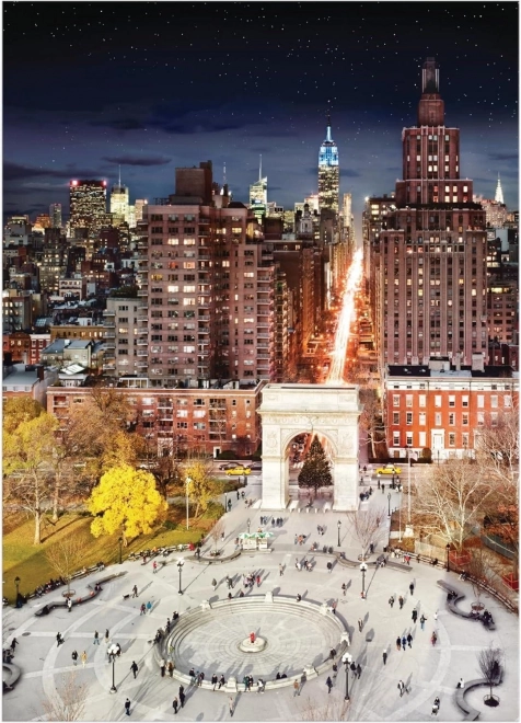 Galison puzzle Washington Square Park deň a noc 1000 dielikov
