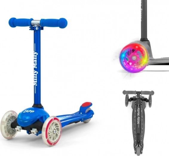 Skladací dizajn a LED kolesá