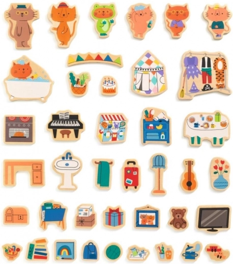 40 drevených magnetov pre nekonečné príbehy