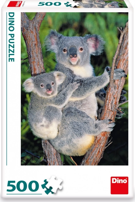 Puzzle Koala na strome 500 dielikov