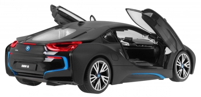 BMW i8 čierne RASTAR 1:14 auto na diaľkové ovládanie + 2,4 GHz diaľkové ovládanie