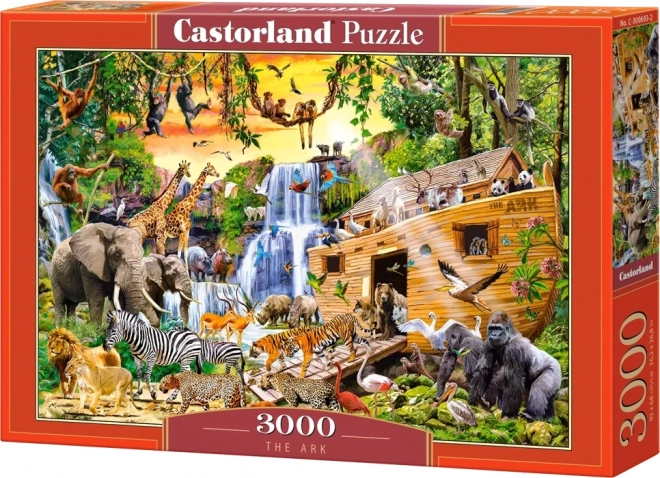 Puzzle 3000 dielikov zvieratá Noemova archa