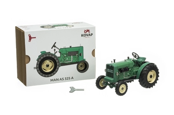 Traktor MAN AS 325A zelený na klíček