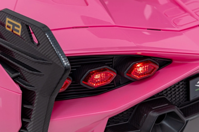 Lamborghini SIAN detské auto na batériu s ovládačom – Ružové