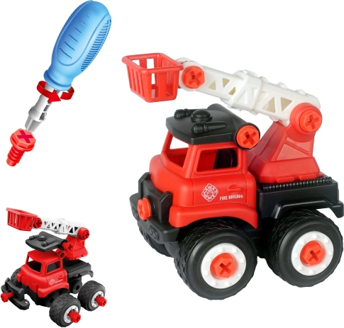 Šroubovacie hasičské auto 13 cm