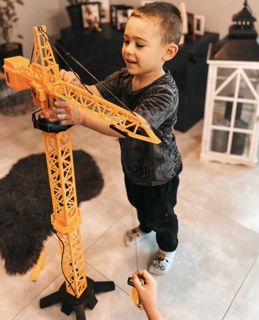 Zábavný žeriav na diaľkové ovládanie 103 cm pre deti