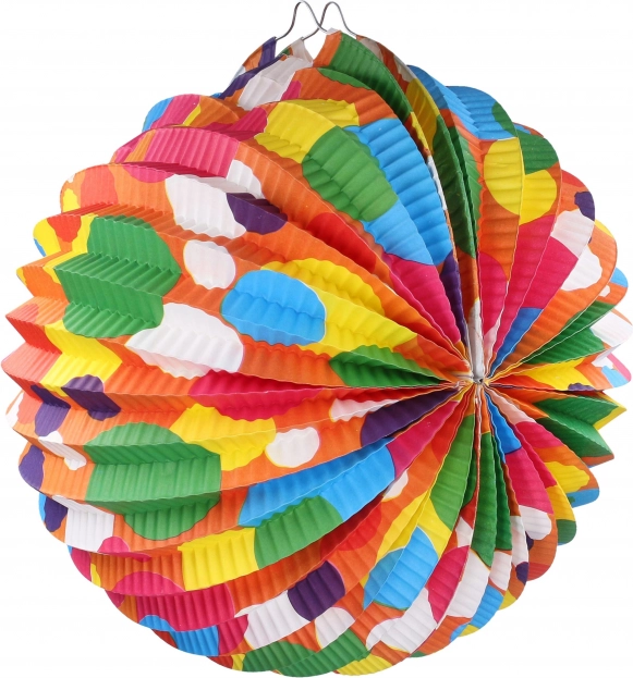 Papierový lampión guľa 25 cm