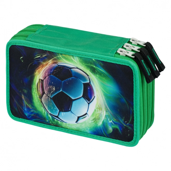 BAAGL Školský peračník trojposchodový Futbalová Lopta