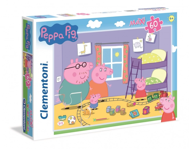 Clementoni puzzle 60 dielikov Maxi Peppa Pig