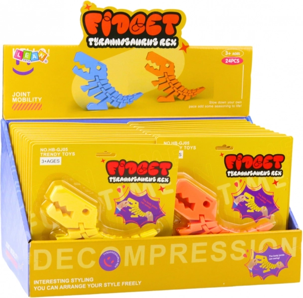 Dinosaurus 3D Puzzle Fidget Upokojujúca hračka