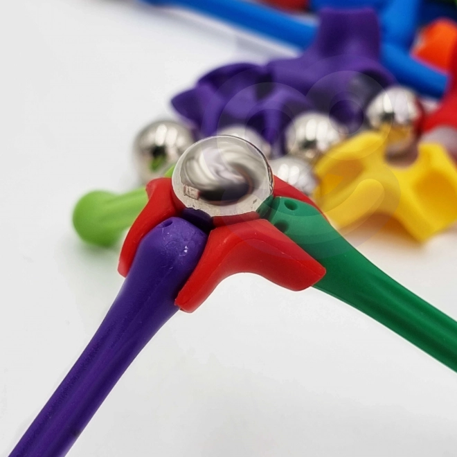 Magnetické stavebné bloky Woopie Kreatívne puzzle 180 ks